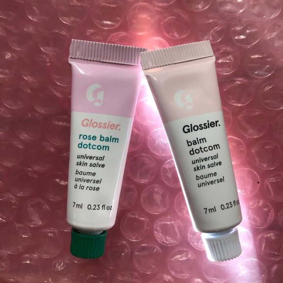 Glossier Other - Glossier Mini Balm Set with Pouch